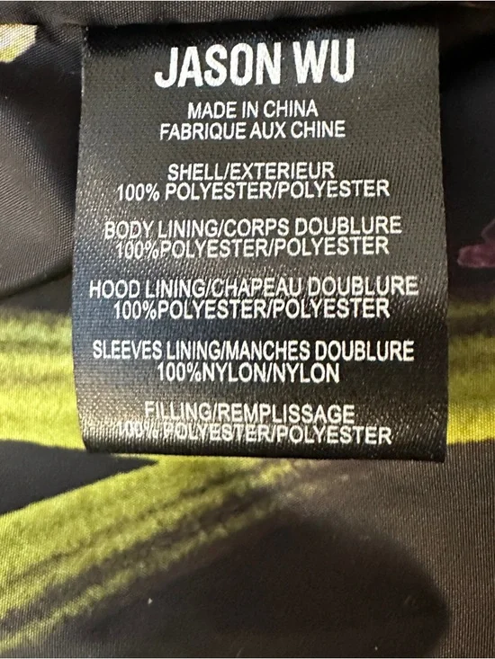 Jason Wu Puffer Hooded Side Zipping Coat Women’s Size XS Grey New - Picture 6 of 9